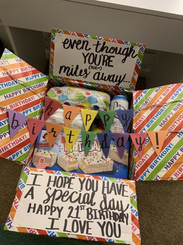 Gift Ideas For Army Boyfriend
 Birthday Care Package for Military Boyfriend packaging