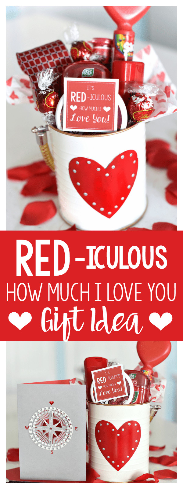 Good Valentines Day Gifts
 Cute Valentine s Day Gift Idea RED iculous Basket