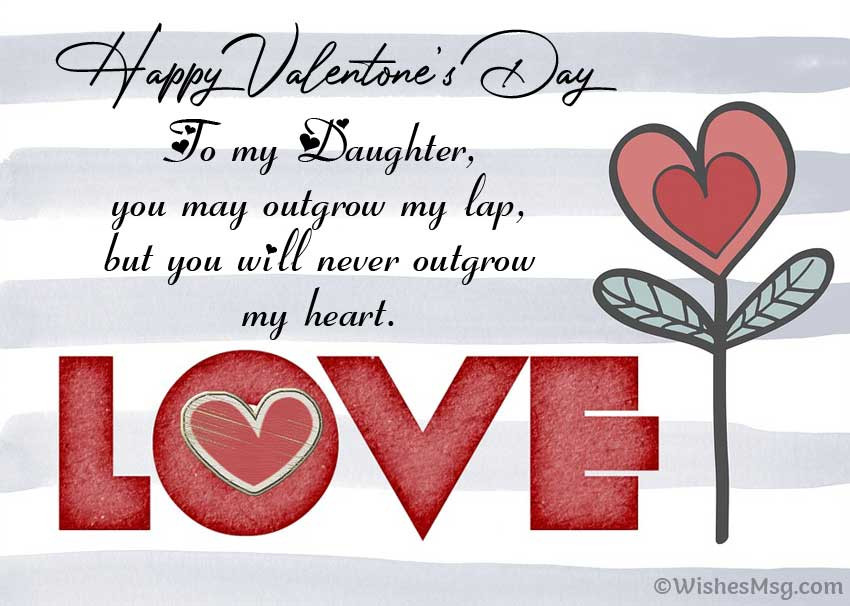 Happy Valentines Day Daughter Quotes
 50 Valentine Day Wishes for Family 2020 WishesMsg