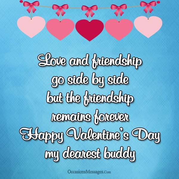 Happy Valentines Day Quotes For Friendship
 Best Valentine s Day Messages for Friends Occasions Messages