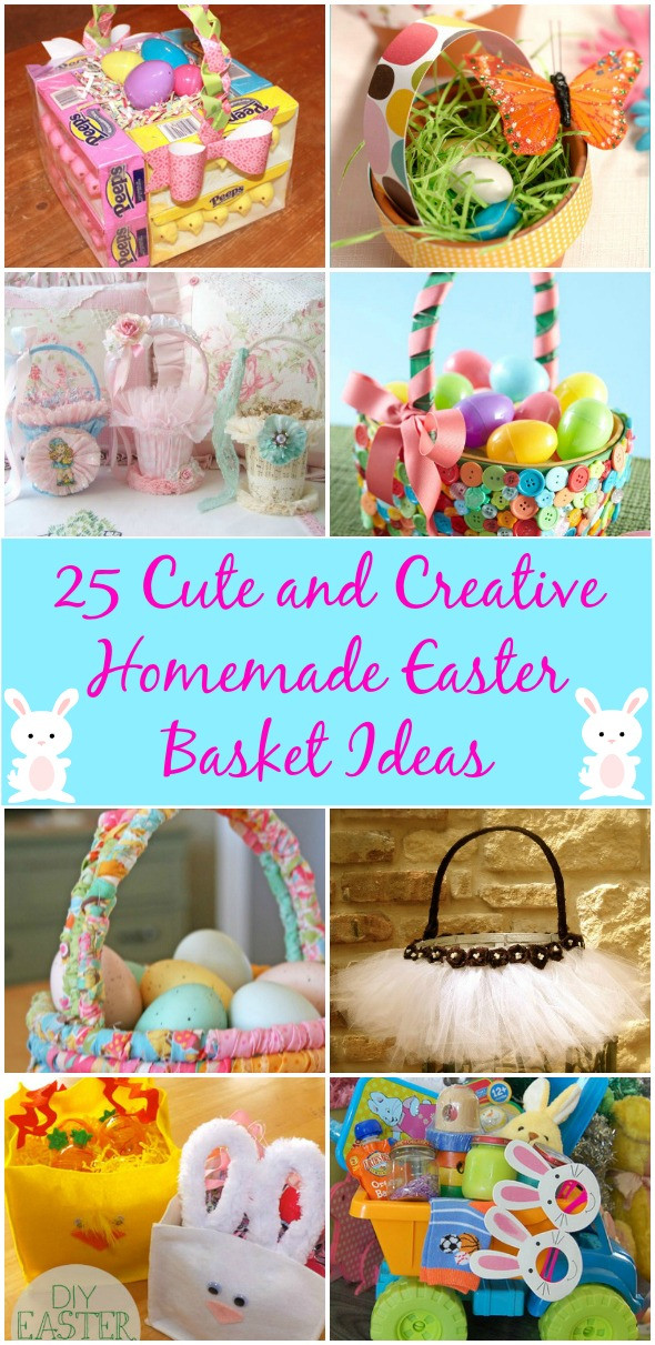 Homemade Easter Basket Ideas
 36 Cute and Creative Homemade Easter Basket Ideas DIY