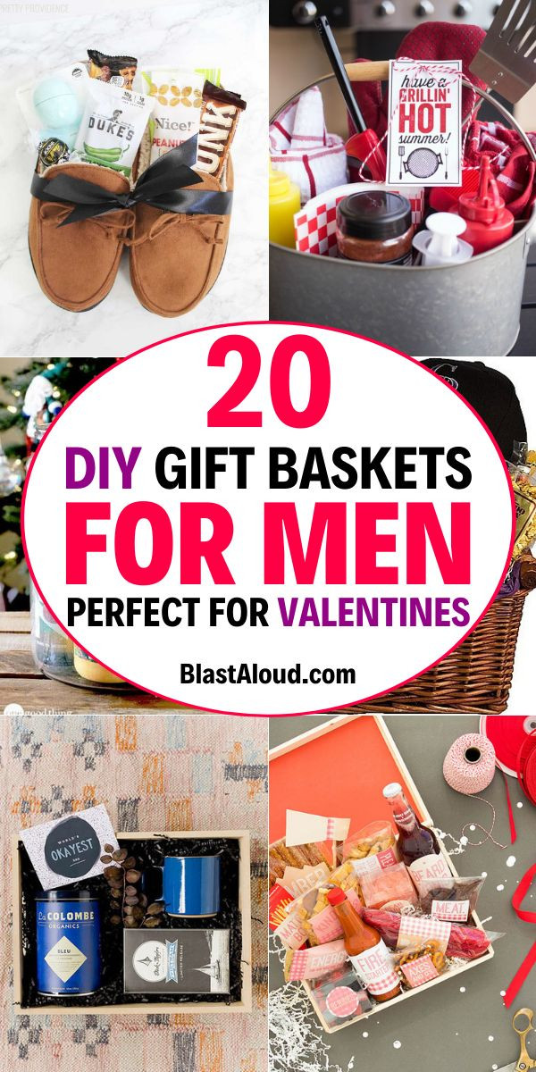 Homemade Valentine Gift Basket Ideas
 Gift Baskets For Men 20 DIY Gift Baskets For Him That He