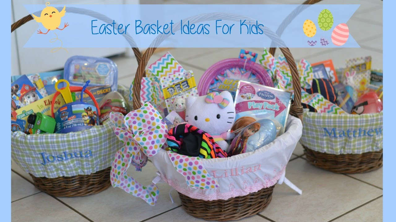 Ideas For Kids Easter Baskets
 Easter Basket Ideas For Kids