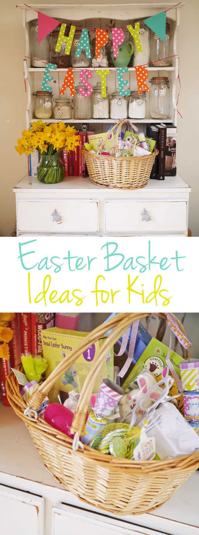 Ideas For Kids Easter Baskets
 Easter Basket Ideas for Kids Taming Twins