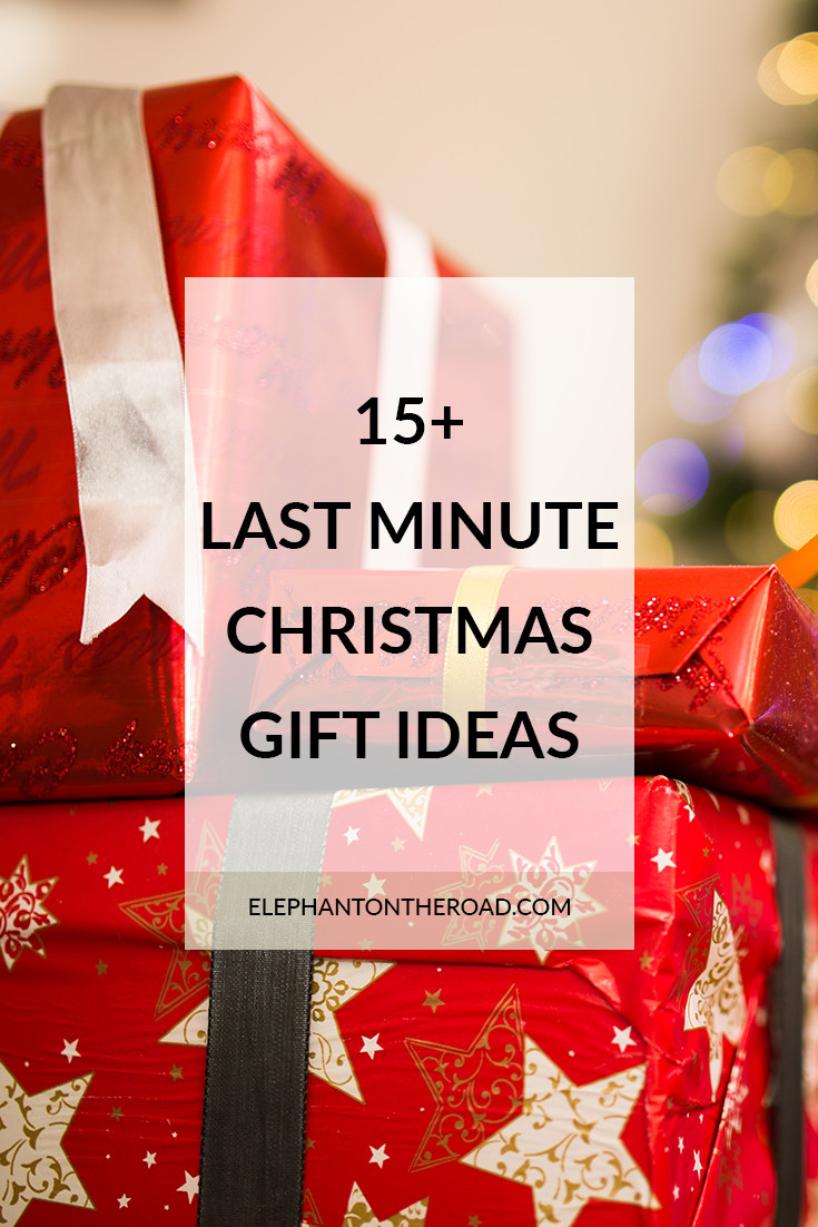 Last Minute Birthday Gift Ideas For Boyfriend
 15 Last Minute Christmas Gift Ideas — Elephant The Road