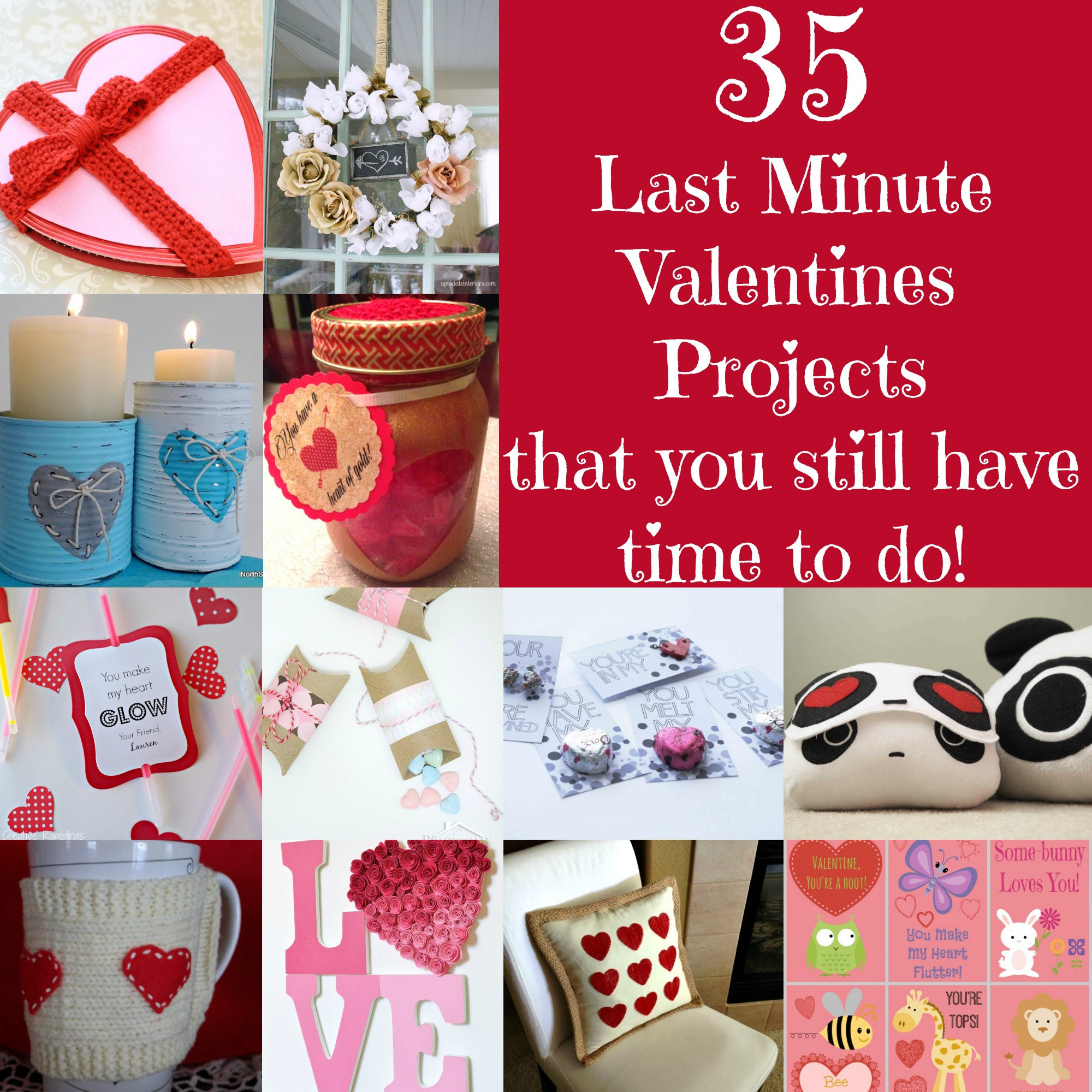 Last Minute Valentines Gift Ideas
 35 Last Minute Valentines Projects Craft Dictator
