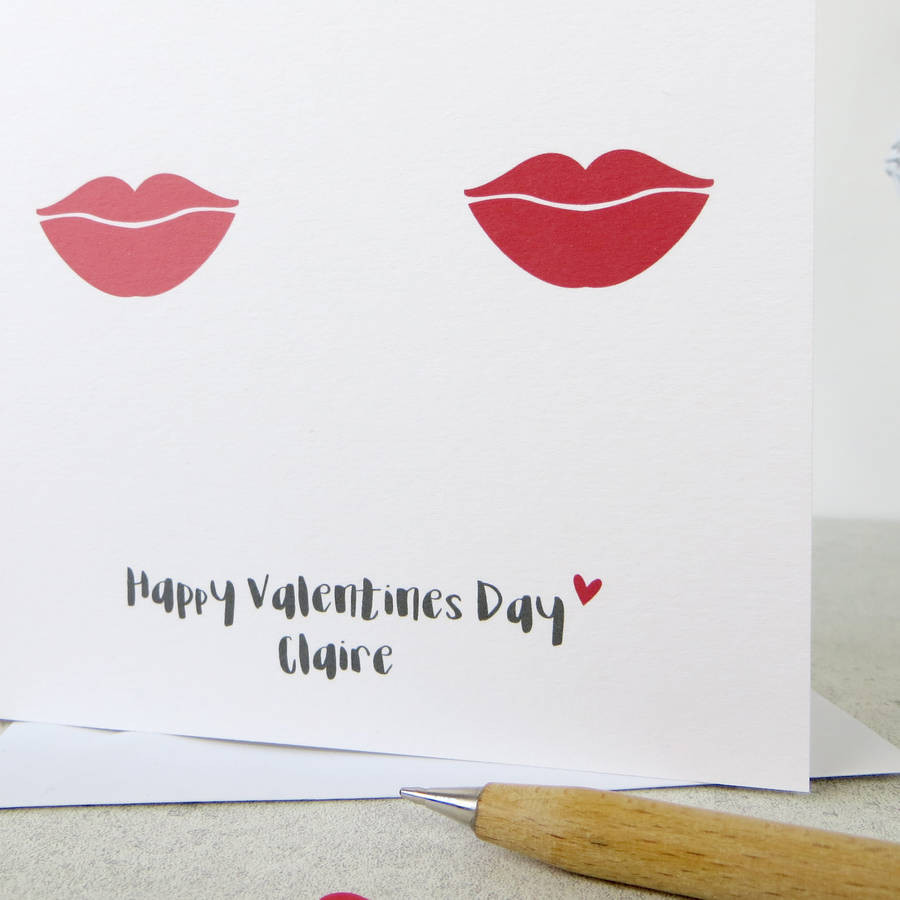Lesbian Valentines Day Ideas Lovely Personalised Lesbian Gay Valentine Card by Wink Design