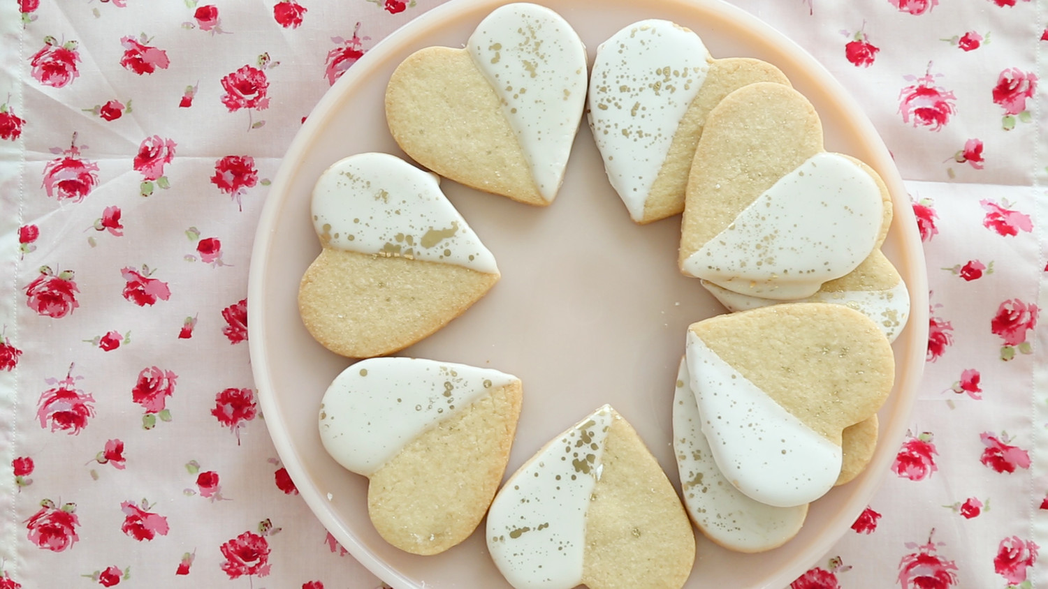 Martha Stewart Valentine Sugar Cookies
 Video Iced Heart Sugar Cookies