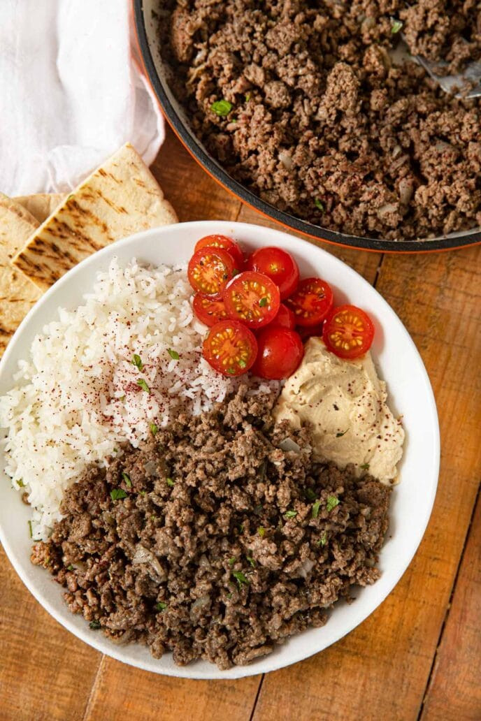 Middle Eastern Beef Recipes
 Ground Middle Eastern Beef Bowl Recipe Dinner then Dessert