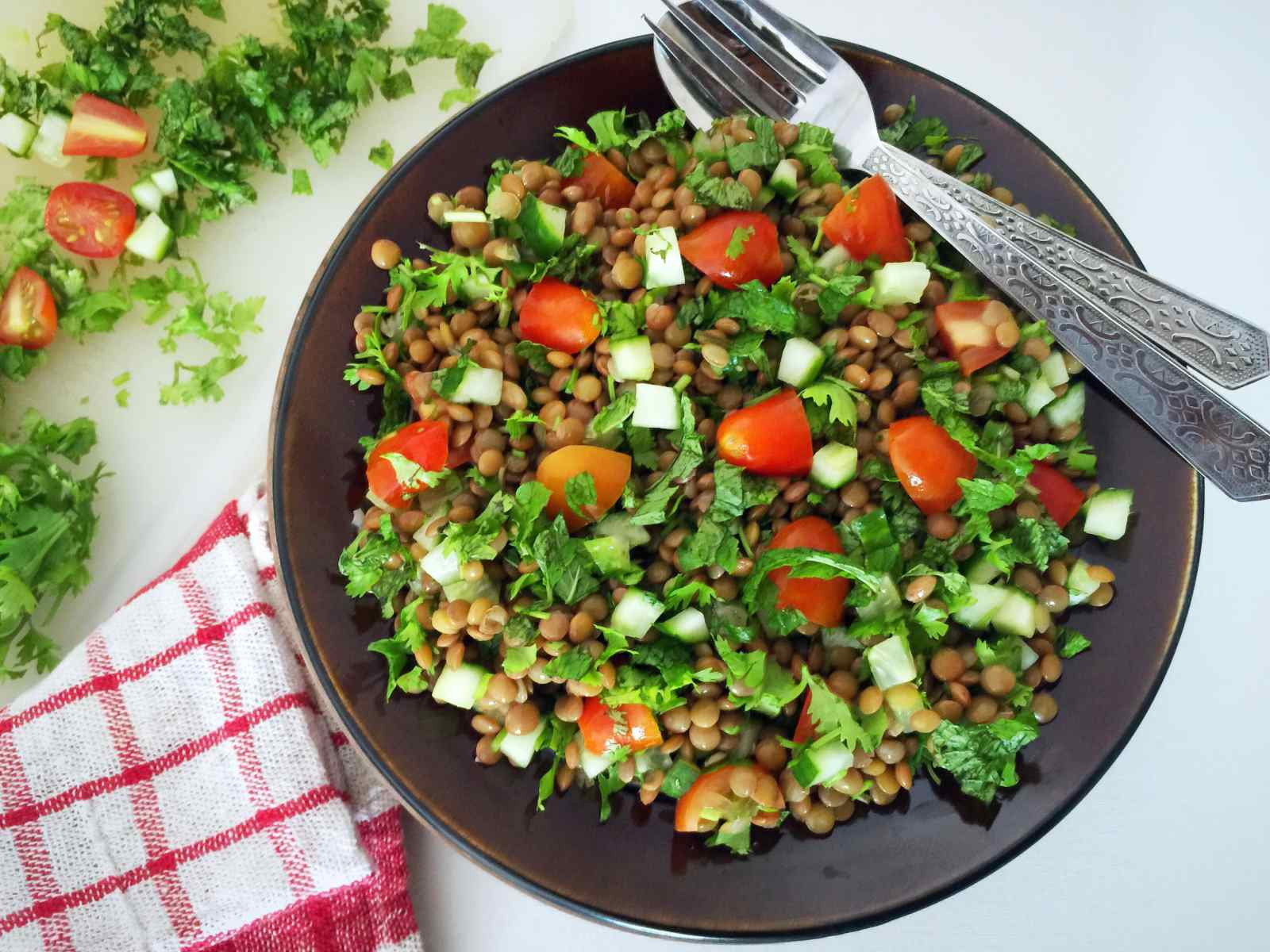 Middle Eastern Lentil Recipes
 Lentil Tabbouleh Recipe Middle Eastern Ve arian Salad