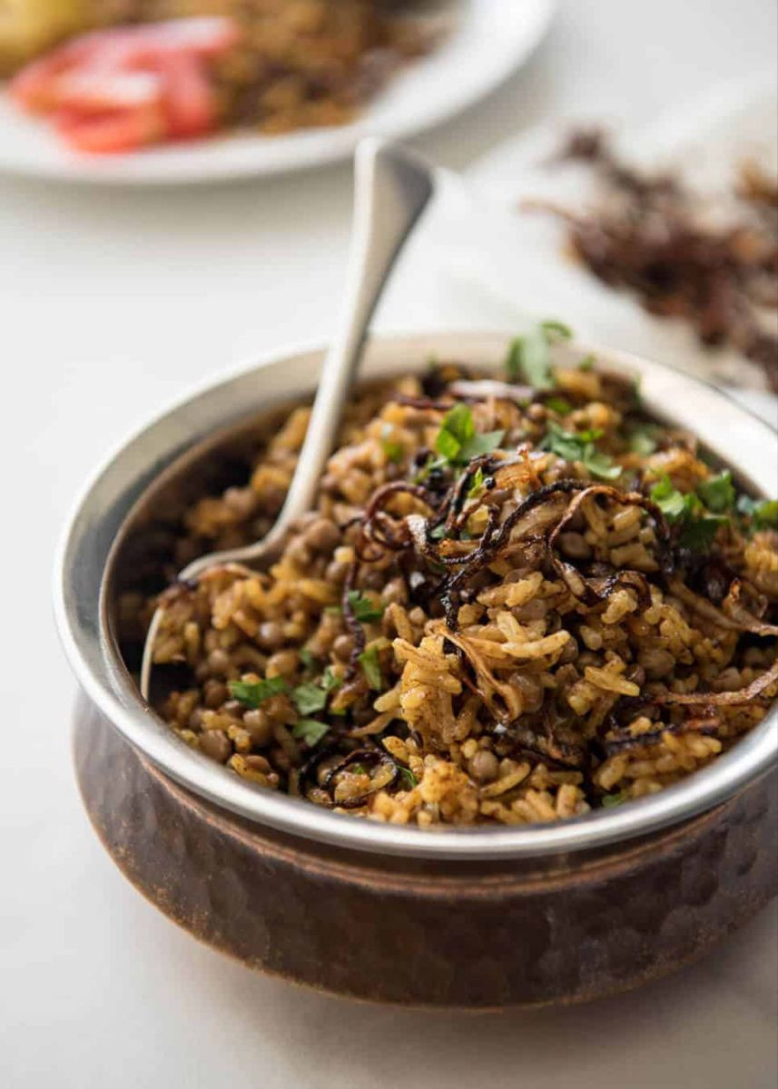 Middle Eastern Lentil Recipes
 Middle Eastern Spiced Lentil and Rice Mejadra