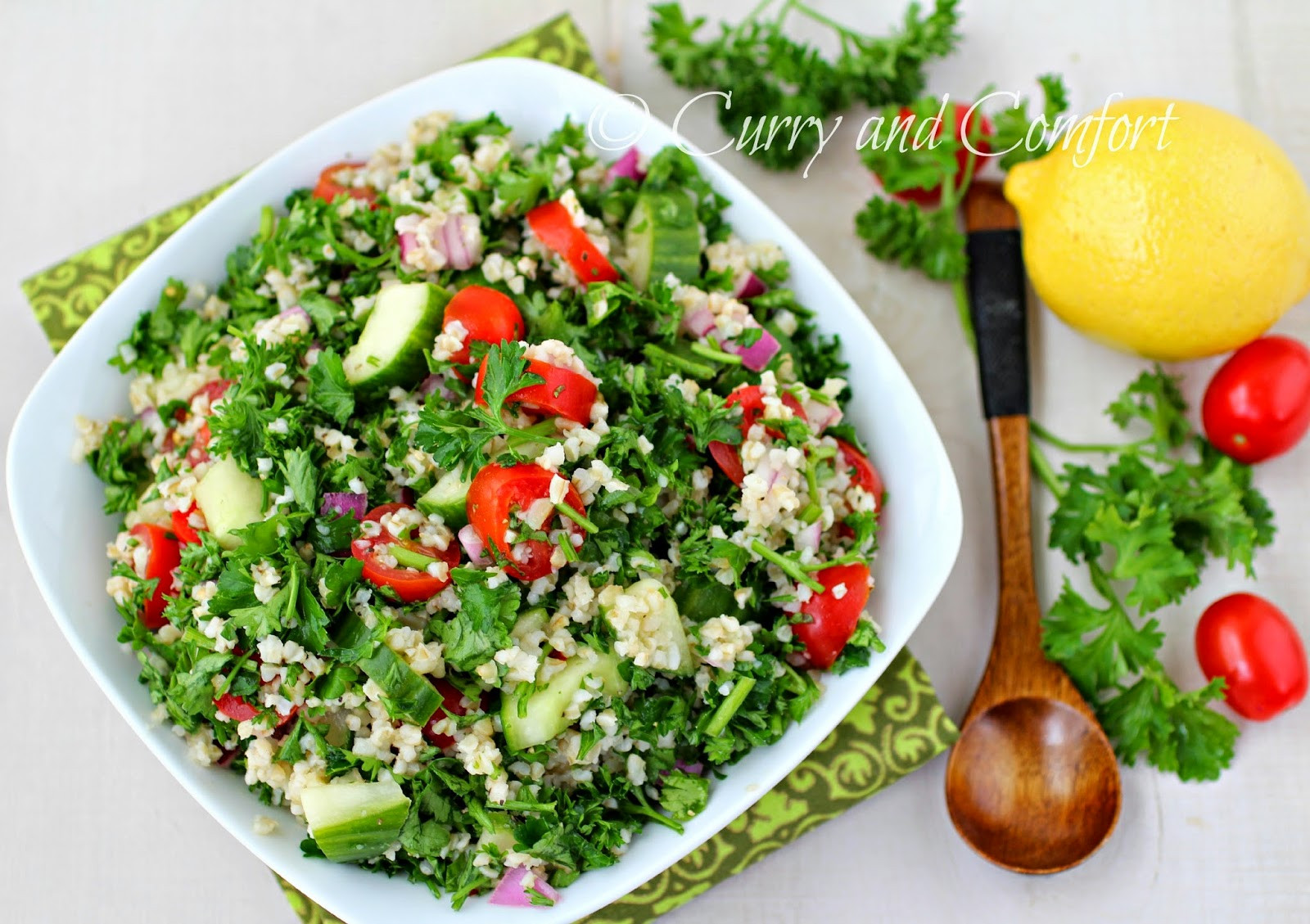 Middle Eastern Salad Recipes
 Kitchen Simmer Tabbouleh Middle Eastern Salad