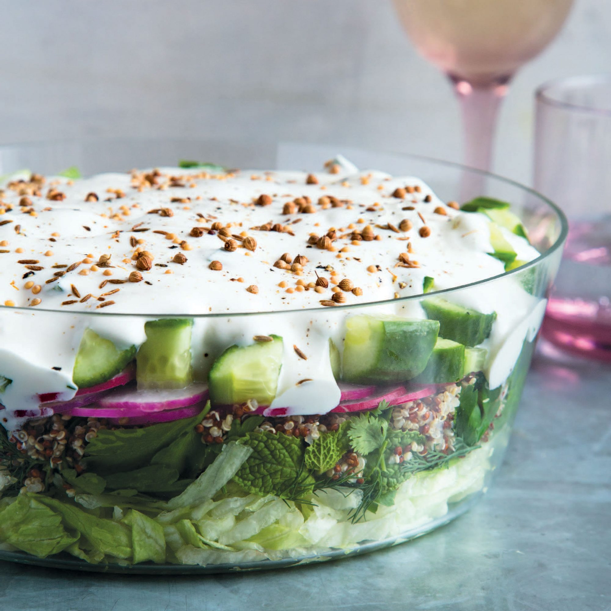 Middle Eastern Salad Recipes
 Middle Eastern Seven Layer Salad Recipe Kristin Donnelly
