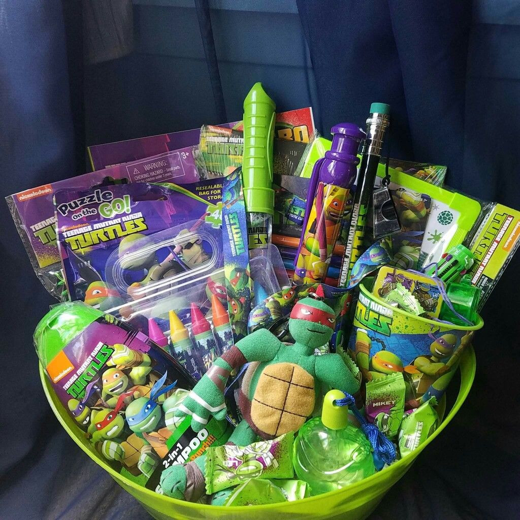 Ninja Turtle Easter Basket Ideas
 Ninja Turtles Gift Basket