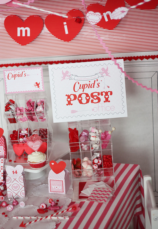 Office Valentines Day Ideas
 Kara s Party Ideas Cupid s Post fice Valentine s Day