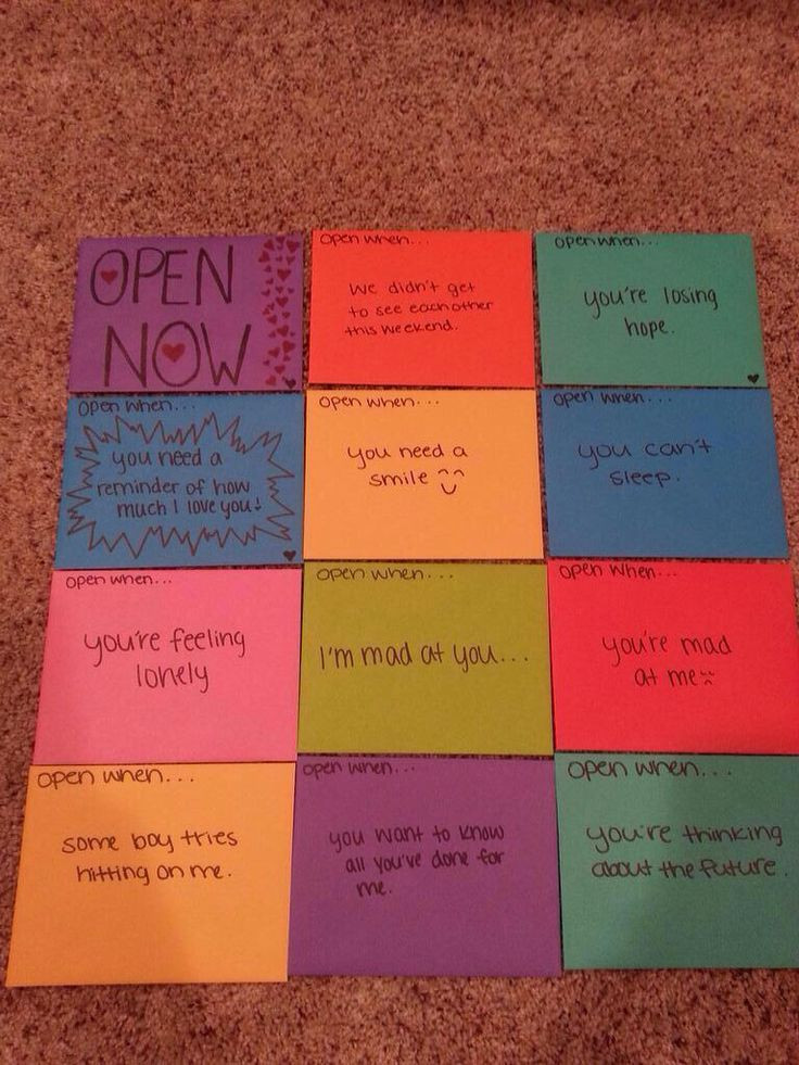 Open When Gift Ideas For Boyfriend
 The 25 best Teenage boyfriend ts ideas on Pinterest