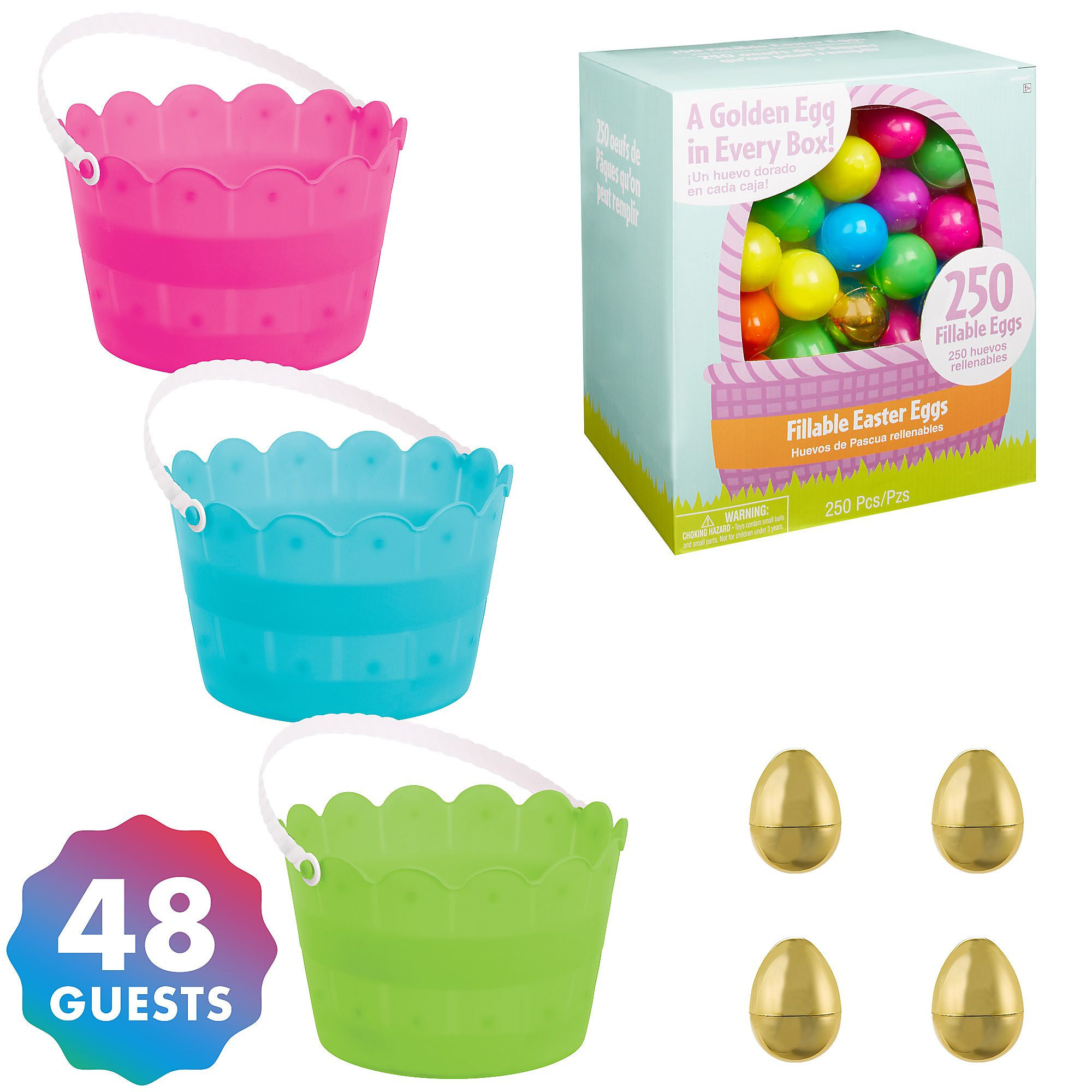 Party City Easter Eggs
 Easter Egg Hunt Kit for 48 Guests Includes Colorful