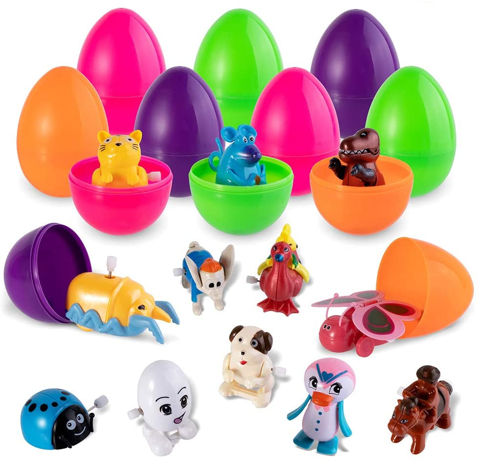 Party City Easter Eggs
 Easter Eggs Filled with Wind Up Animal Toys 12 Pieces