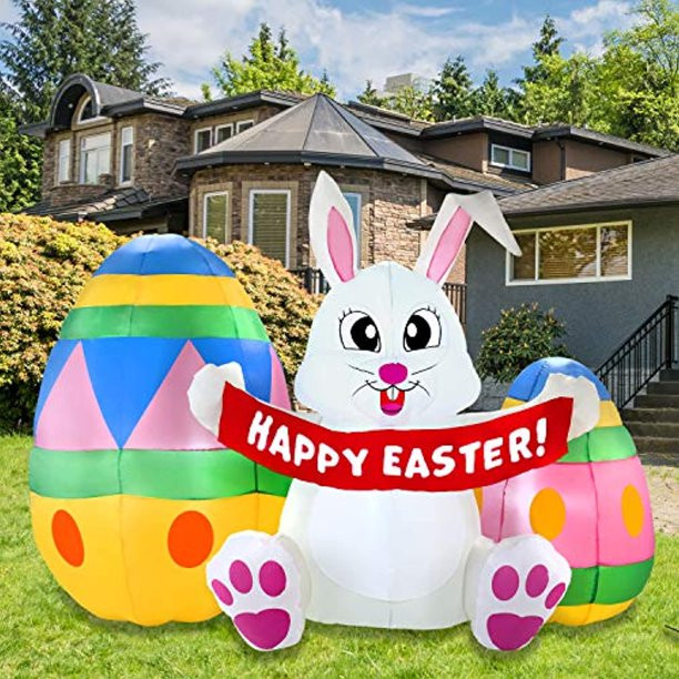 Party City Easter Eggs
 Joiedomi Easter Inflatable Decoration 6 FT Inflatable