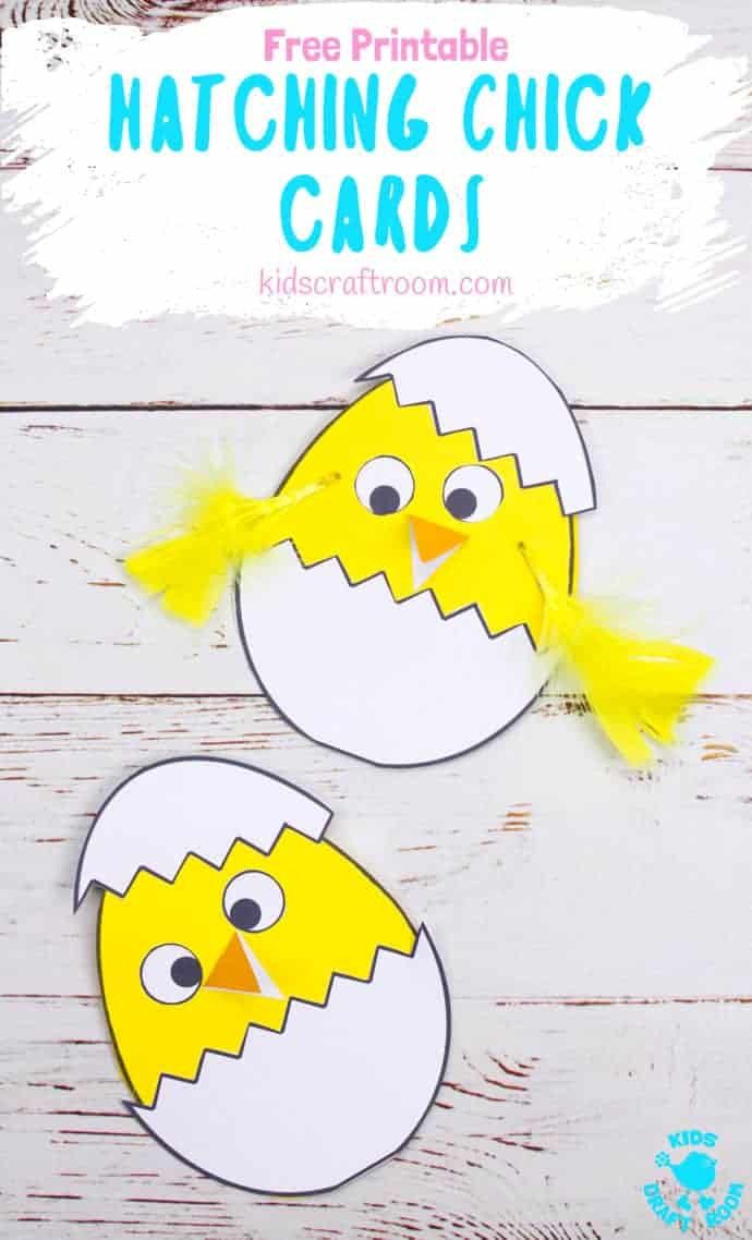 Printable Easter Craft
 Hatching Chick Easter Card Craft Kids Craft Room