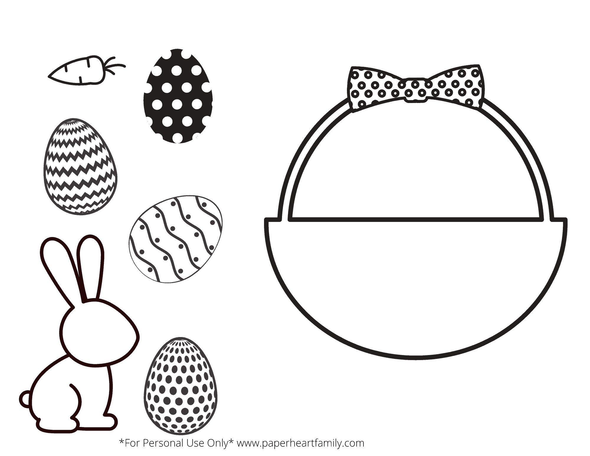 Printable Easter Craft
 Free Printable Easter Craft For Kids Simply Print Cut