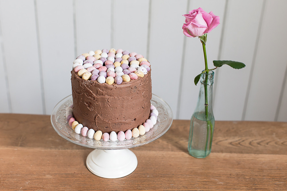 Recipe For Easter Cake
 A Recipe For Chocolate and Almond Easter Cake With Mini Eggs