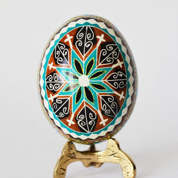 Religious Easter Gifts
 Blue Pysanka baptism religious t Ukrainian Easter egg