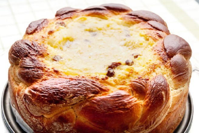 Romanian Easter Bread
 “Pasca” or the Romanian Easter Bread with cheese