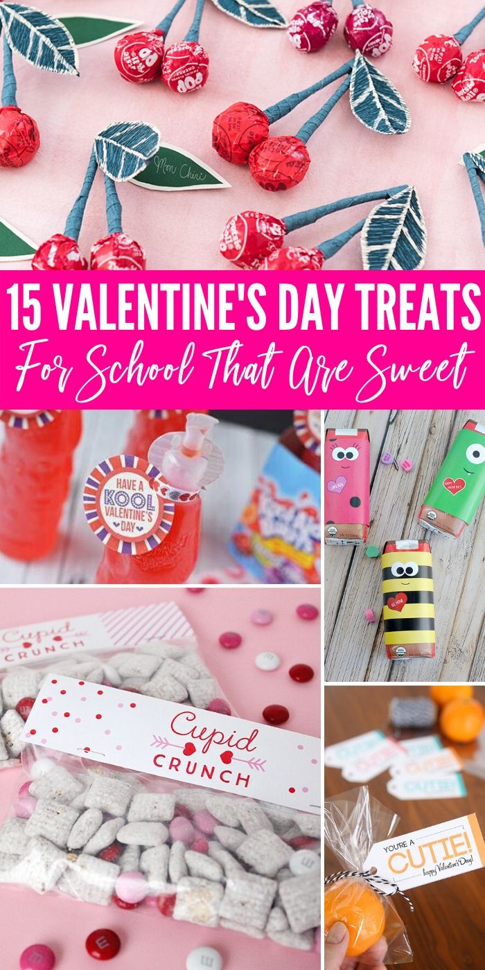 School Valentine Gift Ideas
 Valentines Day Treats for School that are fun and easy to