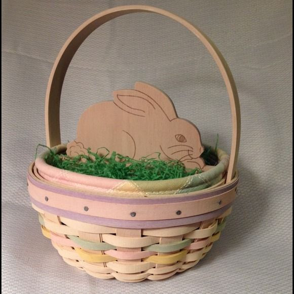 Small Easter Gifts
 Longaberger 2001 Small Whitewashed Easter Basket