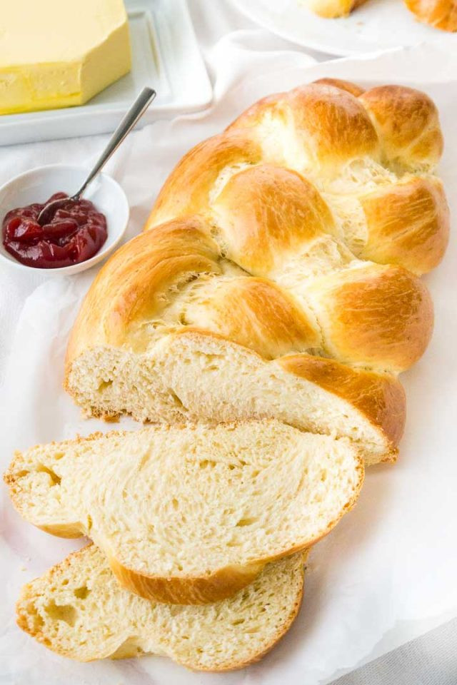 Sweet Easter Bread Recipes
 Braided Bread Recipe Sweet Braided Easter Bread Plated