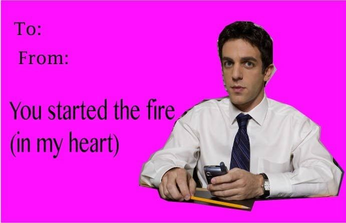 The Office Valentines Day Quotes
 11 " fice" Themed Valentines To Give To Your Sweetheart