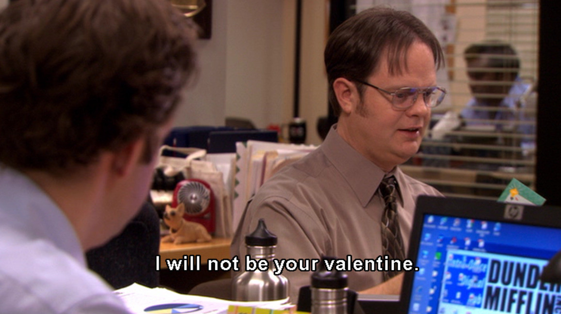 The Office Valentines Day Quotes
 the office television subtitles dwight schrute season 7