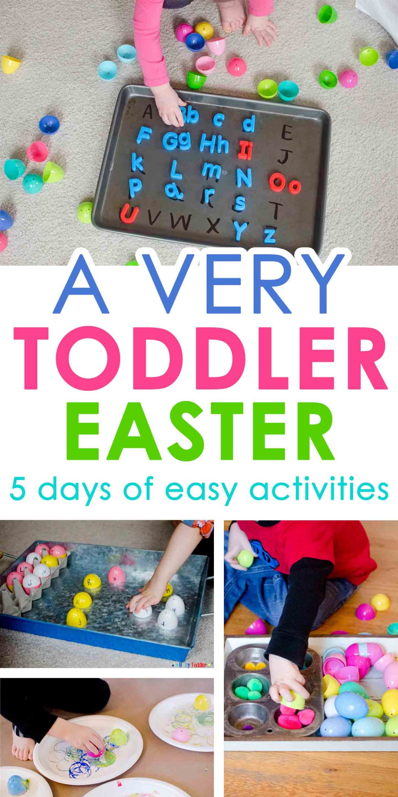 Toddlers Easter Activities
 A Very Toddler Easter Busy Toddler