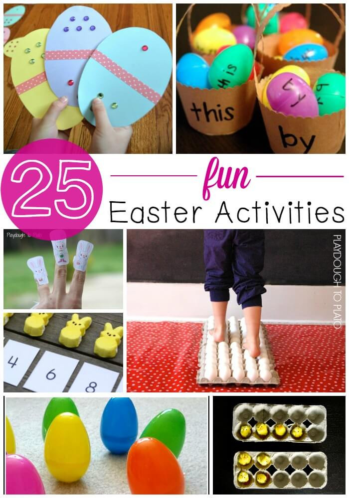 Toddlers Easter Activities
 25 Fun Easter Learning Activities Playdough To Plato