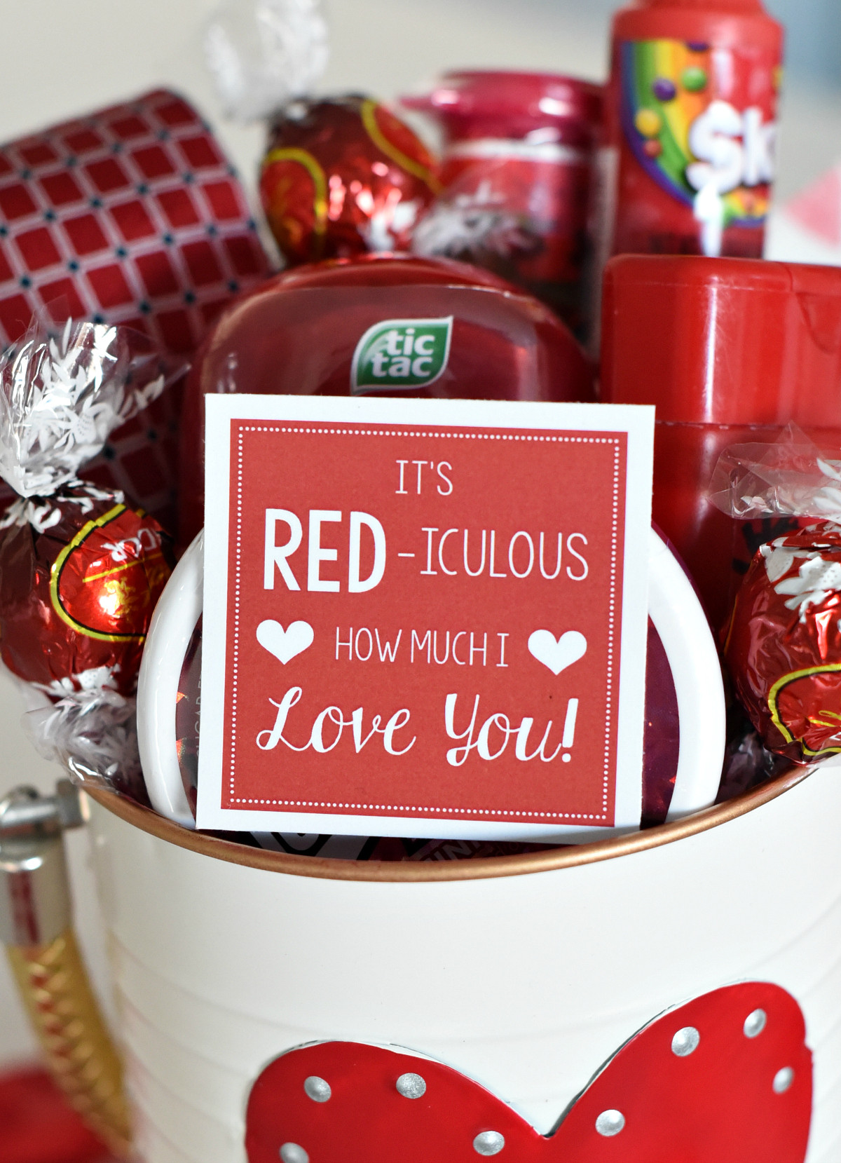 Top Valentines Day Gift Ideas
 Cute Valentine s Day Gift Idea RED iculous Basket