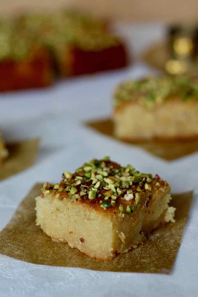 Traditional Middle Eastern Recipes
 Basbousa Traditional Middle Eastern Recipe