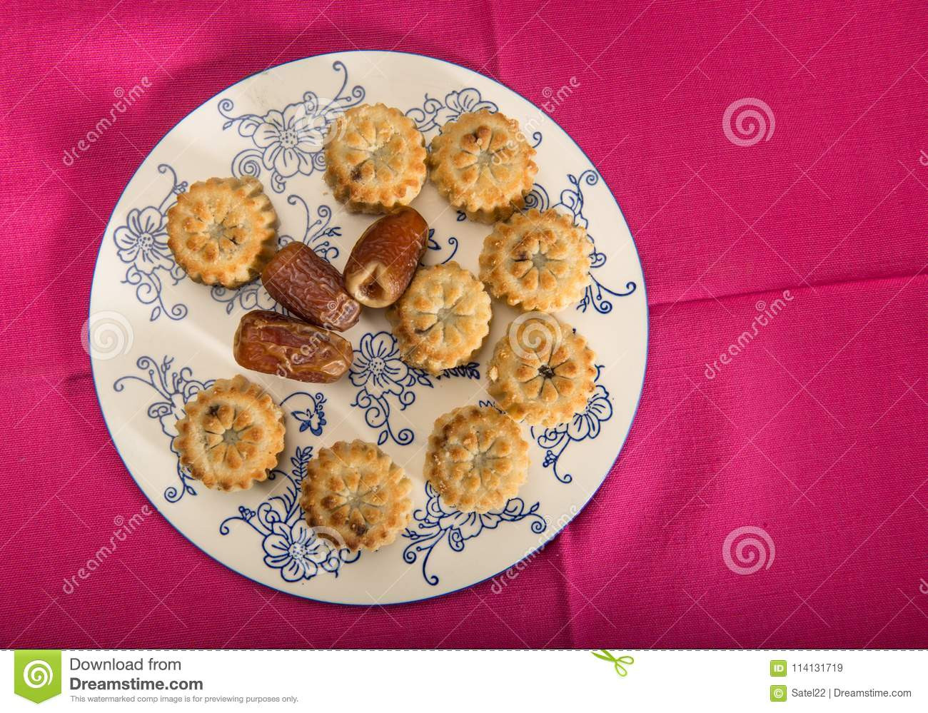 Traditional Middle Eastern Recipes
 Traditional Middle Eastern Dessert Recipe Stock Image
