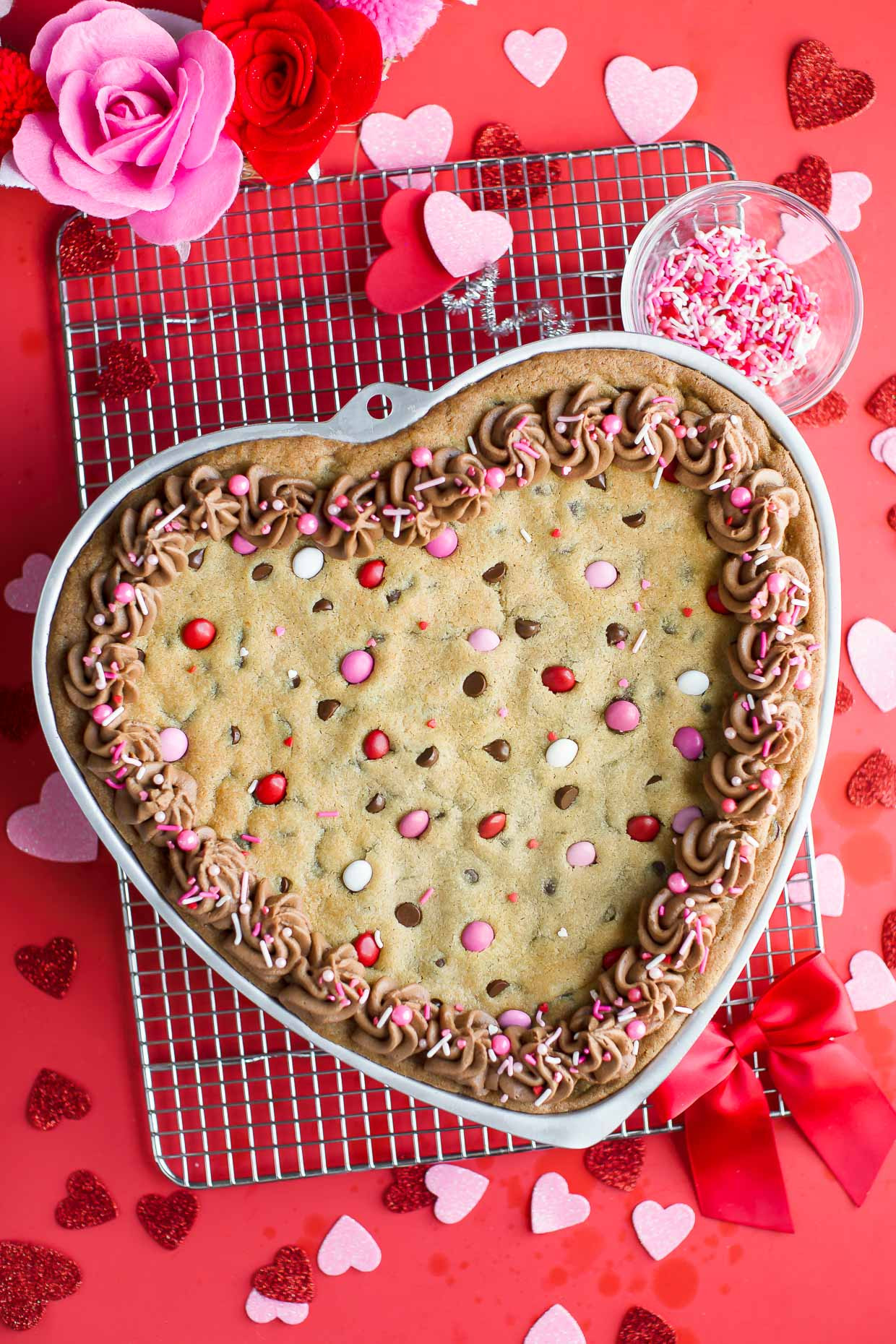Valentine Cake Recipes
 Valentine Cookie Cake Recipe Peas and Crayons