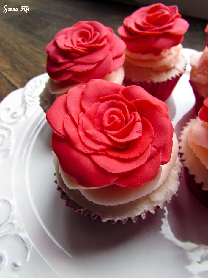 Valentine Cupcakes Recipe
 Valentines Day Rose flavoured cupcake recipe – Jenna Fifi