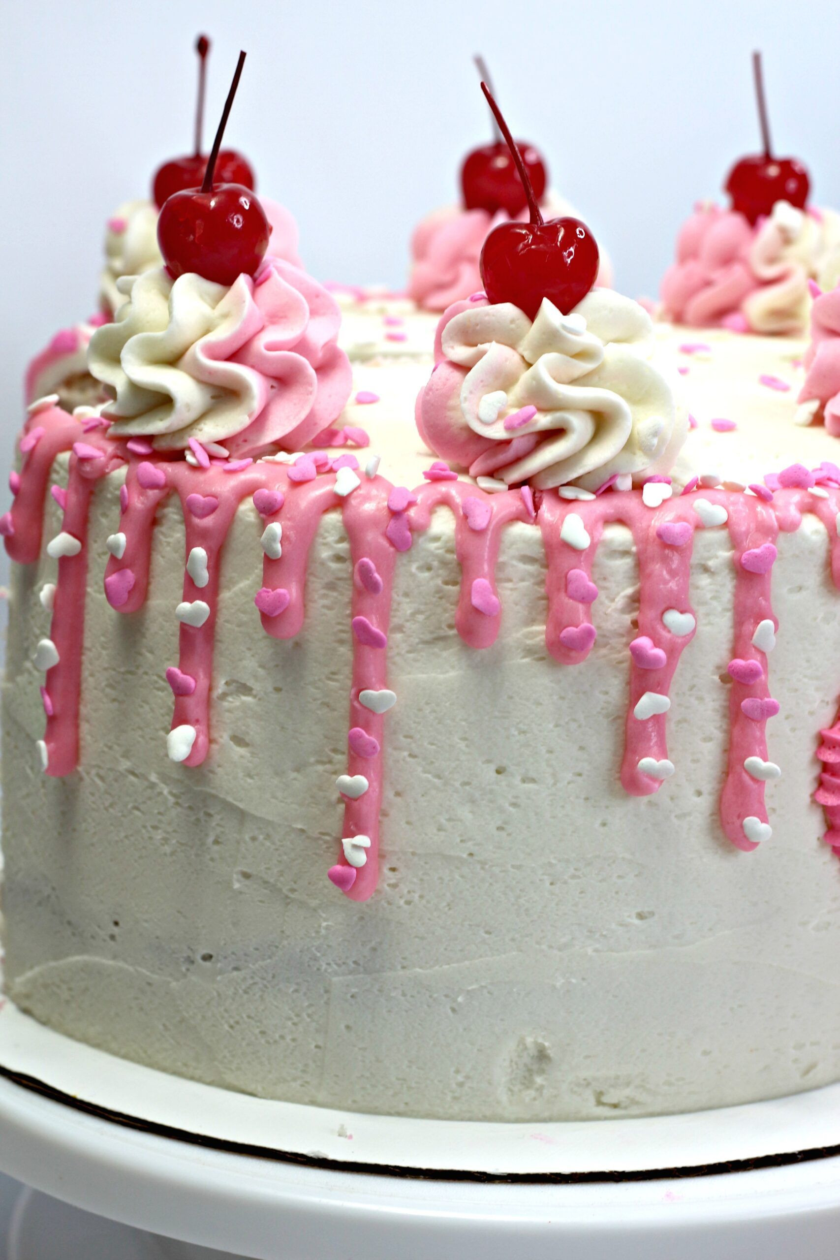 Valentine Day Cake Recipe
 Valentine’s Day Love Cake with Vanilla Buttercream