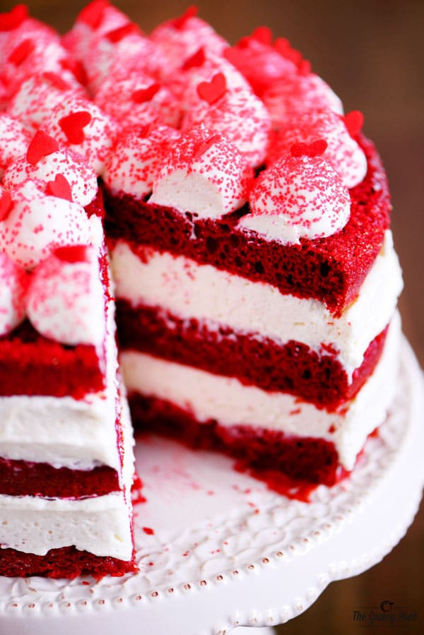Valentine Day Cake Recipe Lovely Red Velvet Cake the Gunny Sack