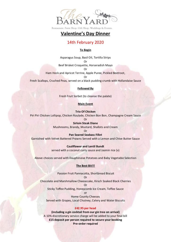 Valentine Day Dinner Menus
 Valentine s Day Dinner