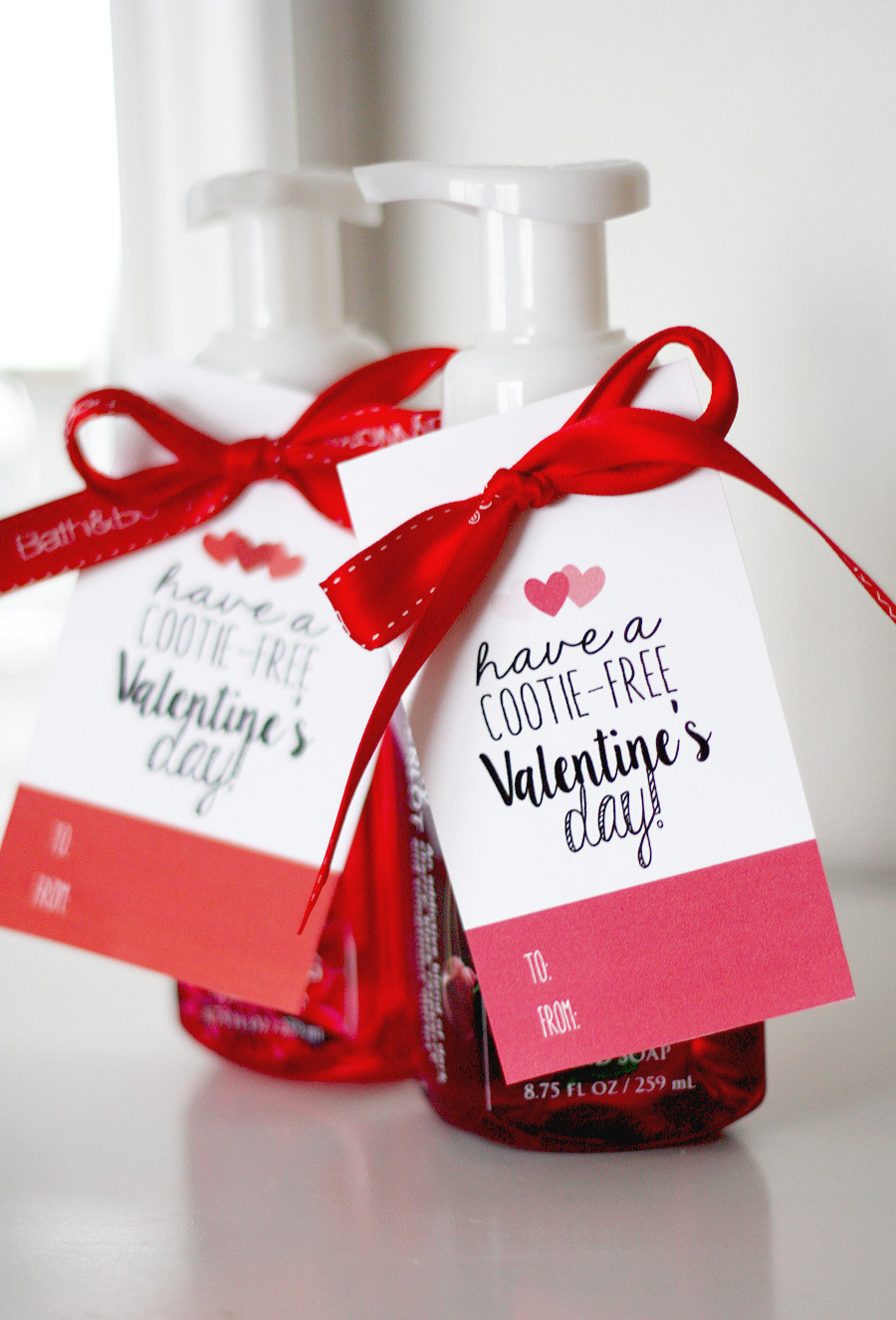 Valentine Day Gift Ideas For Teachers
 Valentine s Day Cootie Free Tags Eighteen25