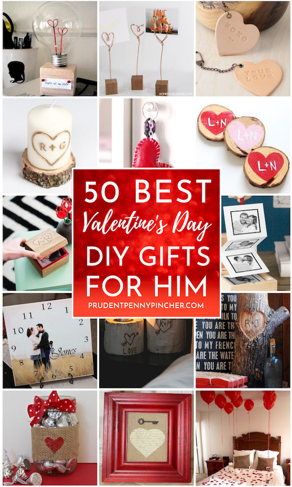 Valentine For Him Gift Ideas
 50 DIY Valentines Day Gifts for Him Prudent Penny Pincher