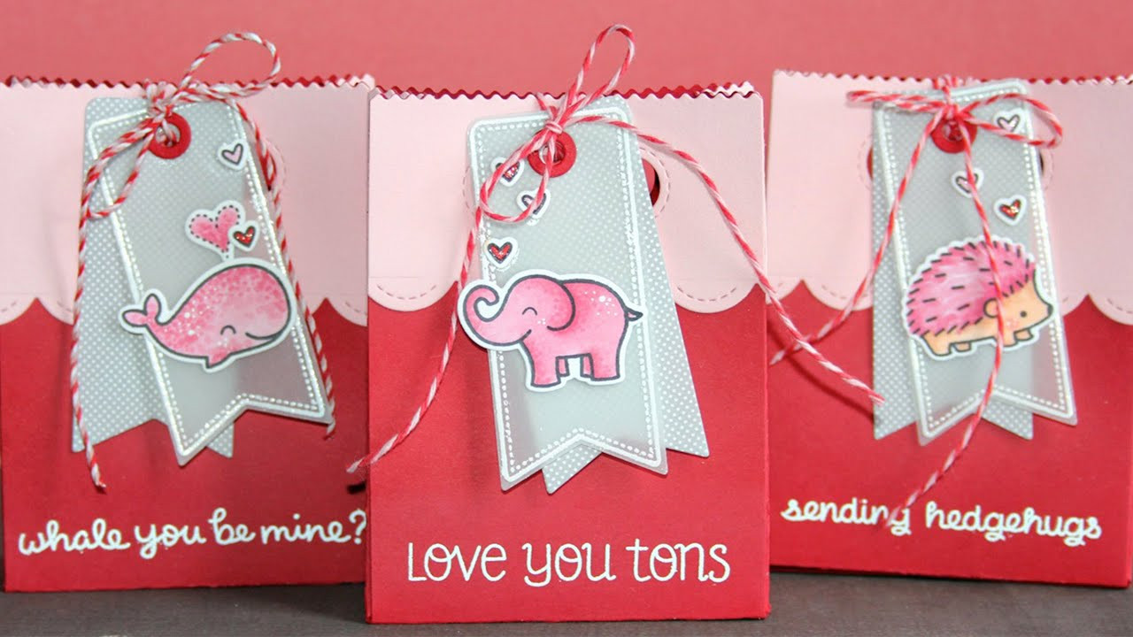 Valentine Gift Bags Ideas
 How to make Valentine s Day goo bags