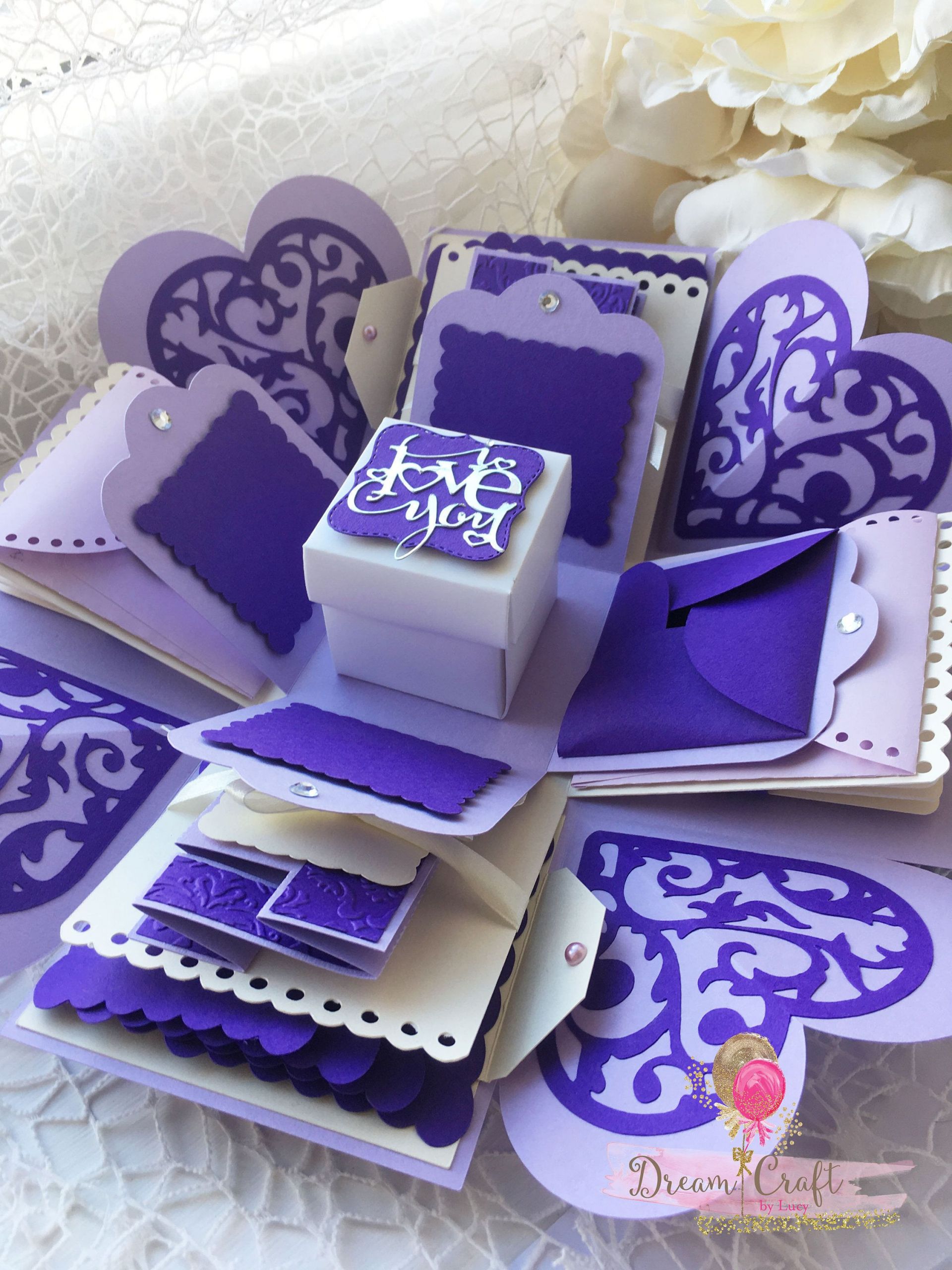 Valentine Gift Box Ideas
 Explosion Box Perfect t for Anniversary