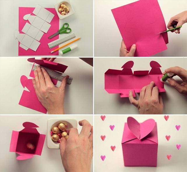 Valentine Gift Boxes Ideas
 Homemade Valentine ts Cute wrapping ideas and small