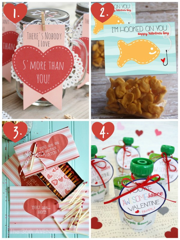 Valentine Gift Ideas For School
 8 Punny Valentine Ideas FREE printables