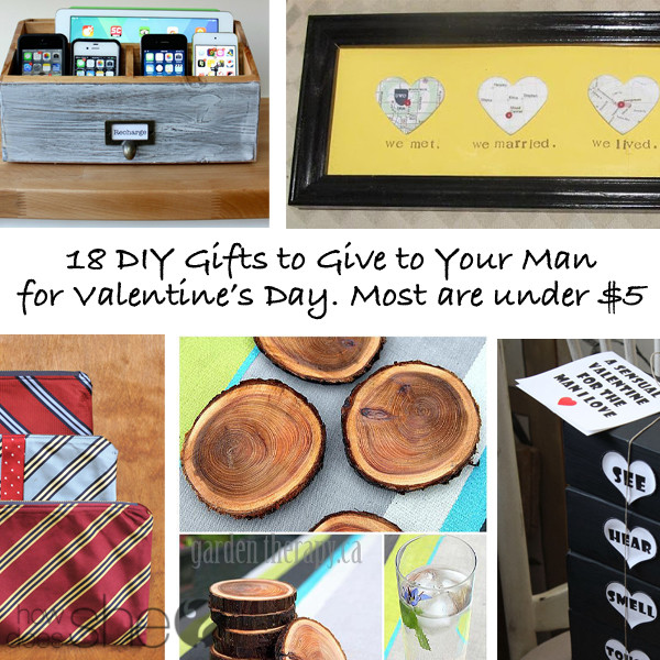 Valentine Husband Gift Ideas
 DIY Valentine s Gifts for Husband